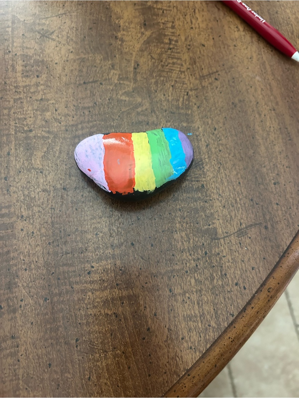 PRIDE Rock Fun Colorful Painted Rock